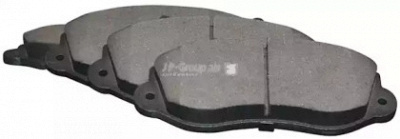 JP GROUP 1263602910 -  Комплект тормозных колодок, дисковый тормоз